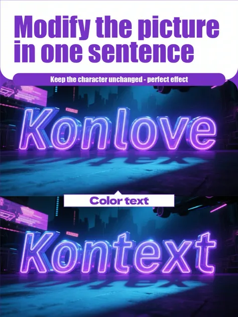 Powerful image editing instructions enable it to be edited in almost any language. Give it a clear instruction each time.