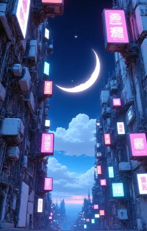 infinite pastel megacity