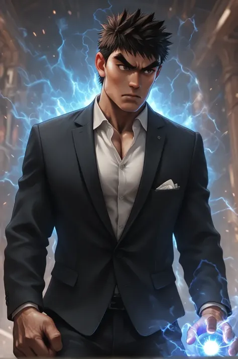 Unleash explosive energy and iconic fighter poses in a cinematic Street Fighter-style showdown.