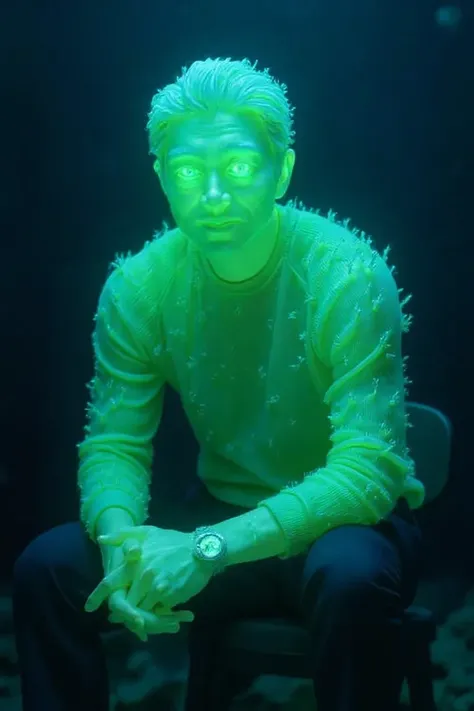 発光サンゴの彫刻