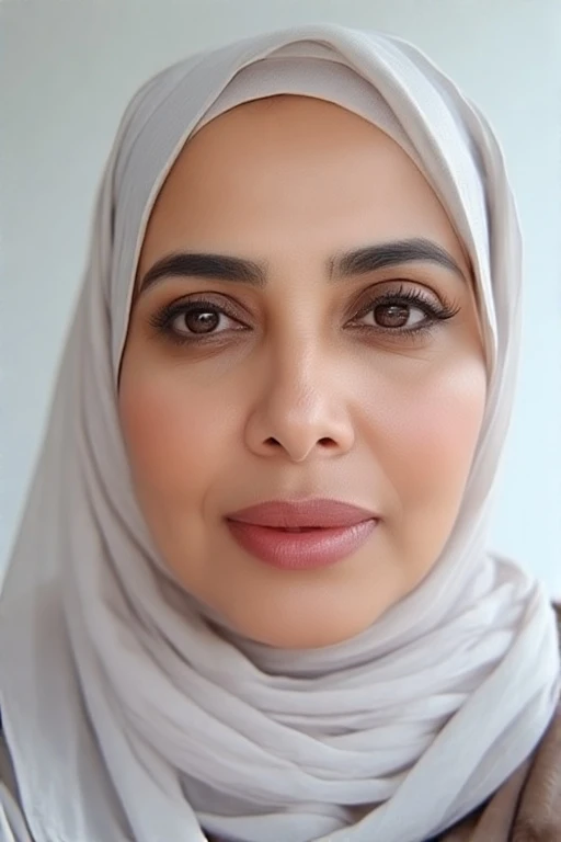 hijab mother face portrait ID