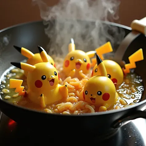 动漫人物入炒锅里来