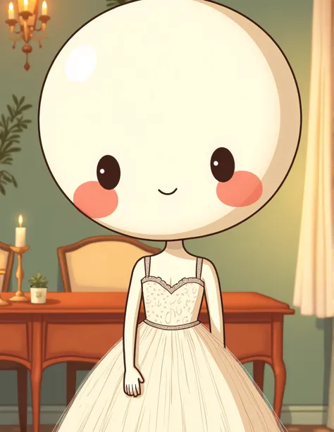 귀여운 둥근 머리 스타일