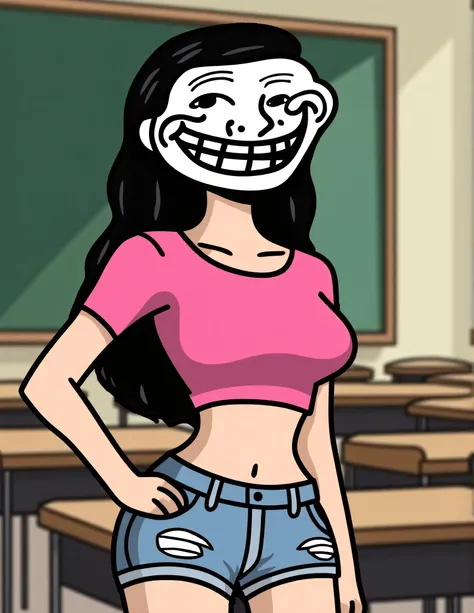 트롤페이스 스타일