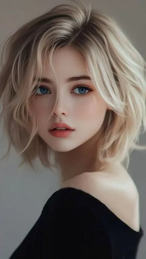 medium length layered hair