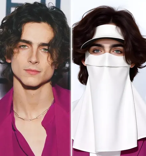 คุณกำลังสวมหน้ากากกันแดด 