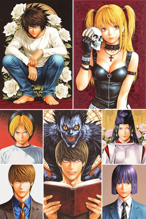 [illustrious XL] Takeshi Obata/小畑健 《Death Note》/《死-亡-笔-记》《Hikaru no Go》/《棋魂》- Artist Style illustrious XL_v1.0