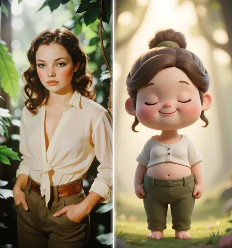 아기 같은 살집이 있는 당신 