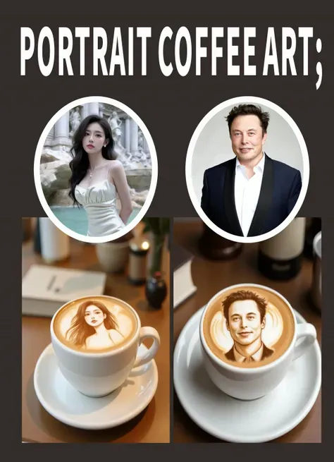 肖像咖啡艺术;