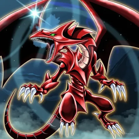 Green-Eyes Red Dragon