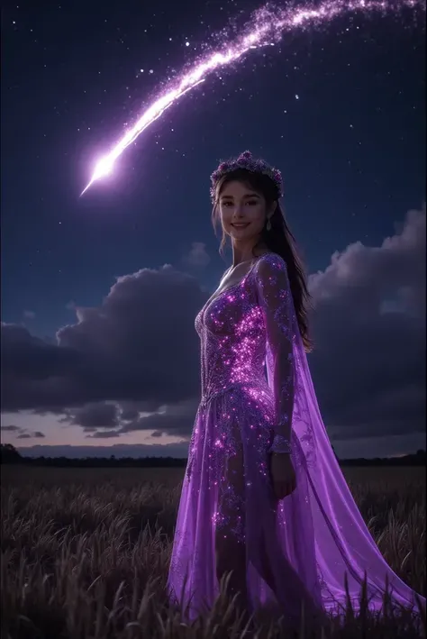 Romantisme di bawah langit malam