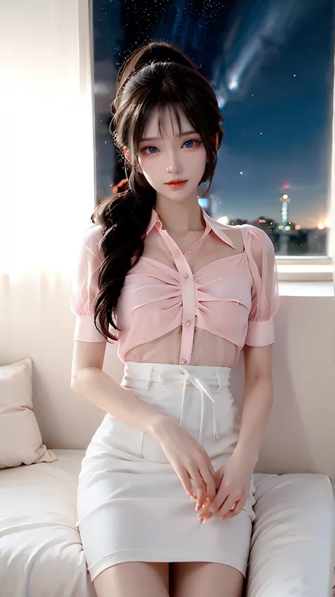 粉紗蕾絲輕甜雅韻套裝 2025_6_27
