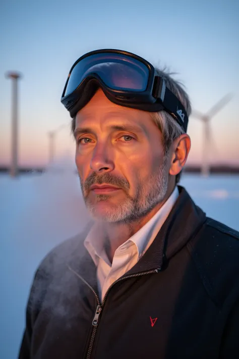 겨울 야외 스키 장비