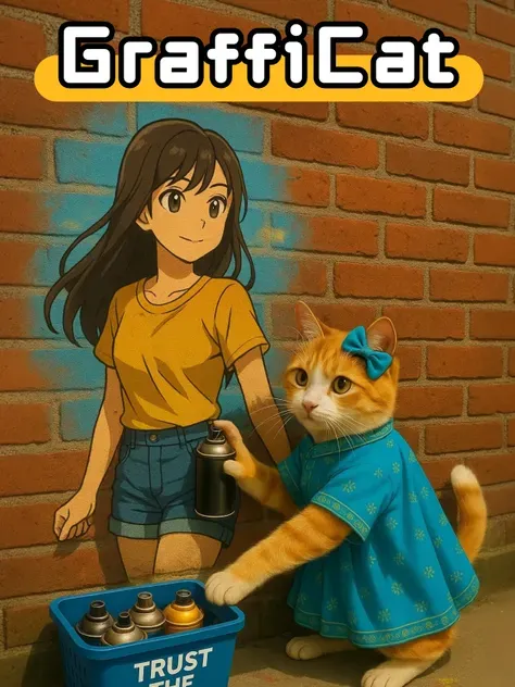 Turn your photos into cat graffiti