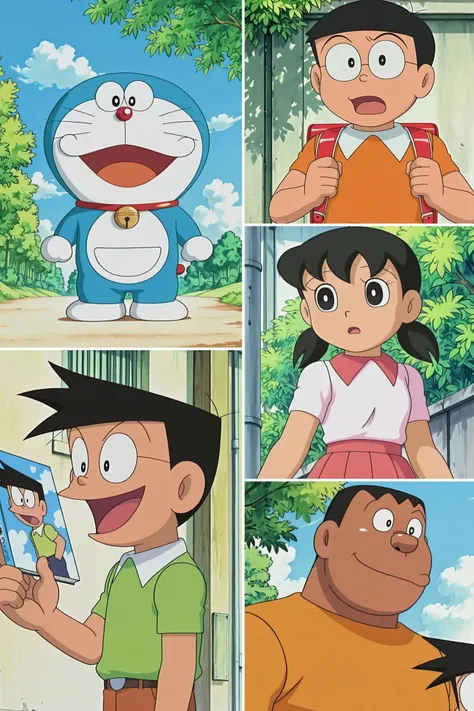 5 in 1，Doraemon/哆啦A梦 （2005-大山版）-Artist Style_rel_260420