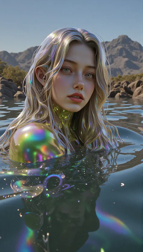 Surrounded by liquid metal