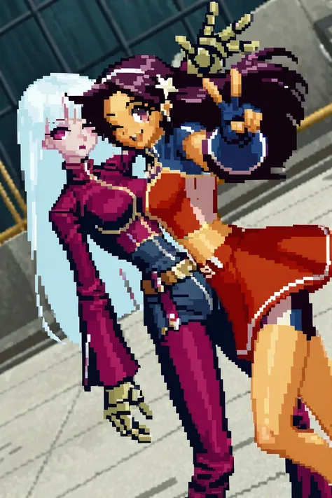 Athena/mai/kula/shermie/whip/mary/yuri/angel [The King of Fighters 2002] kof2002