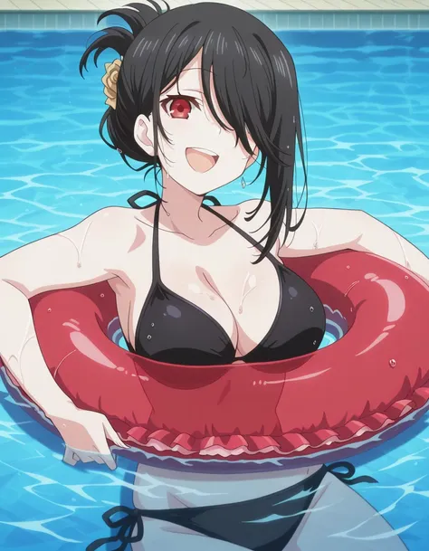 Tawawa on Monday (Getsuyoubi no Tawawa) (月曜日のたわわ) #387 / Partially Submerged Innertube - Concept booru