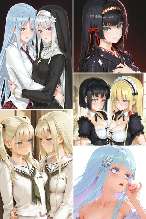 16 in 1，Bishoujo Mangekyou 1-6/ 美少女万华镜，Happoubi Jin/八宝备仁 -ωstar illustrious XL_v1