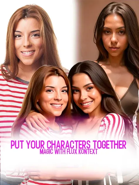 Junte seus Personagens — Magia com Flux Kontext