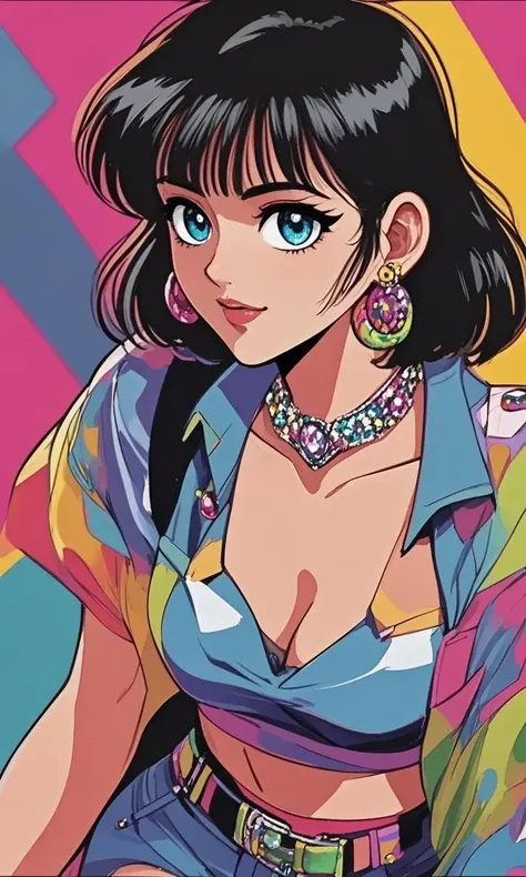 Retro style of the 80s-edit for test