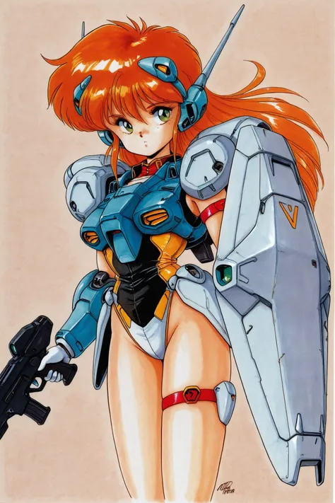 Mecha Musume/机甲娘/Mobile Suit Girl，Mika Akitaka/明贵美加- Artist Style illustrious XL_v1.0