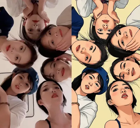 AIフィルター: 韓国コミックスタイル