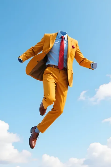 浮遊する衣類ディスプレイ