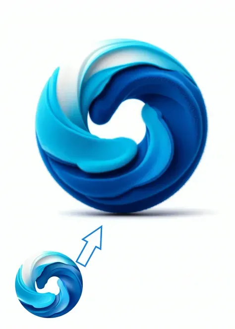 ロゴ フラッフィー スタイル