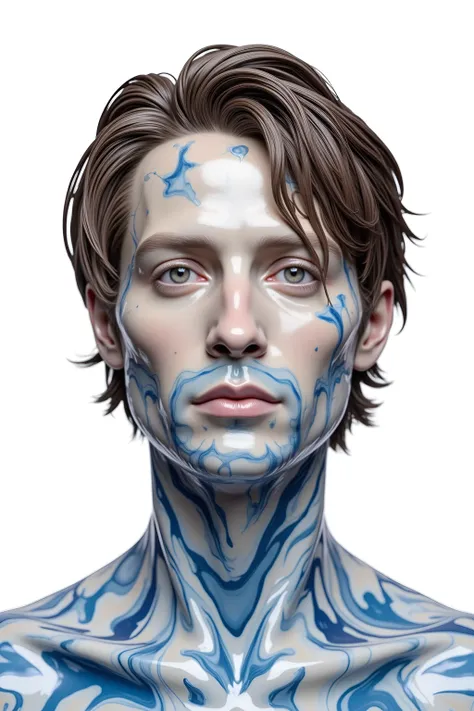 Porcellana a motivo d'acqua