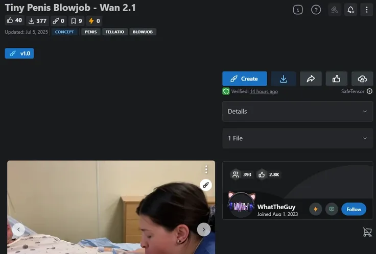 Tiny Pen1s Blowj0b - Wan 2.1 v1
