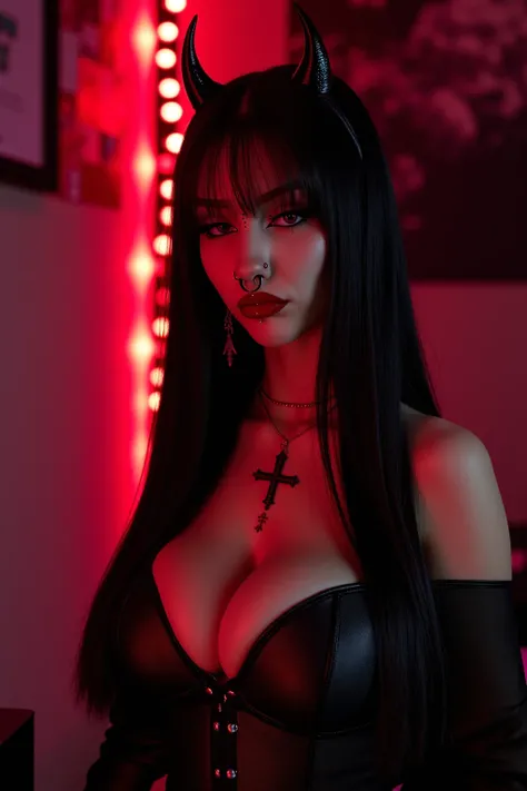 Eva - Alternative Goth Egirl - FLUX
