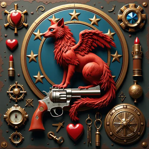 Thiết kế huy hiệu Steampunk