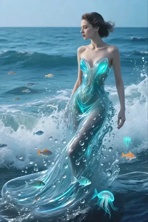 Одежда персонажа капля воды