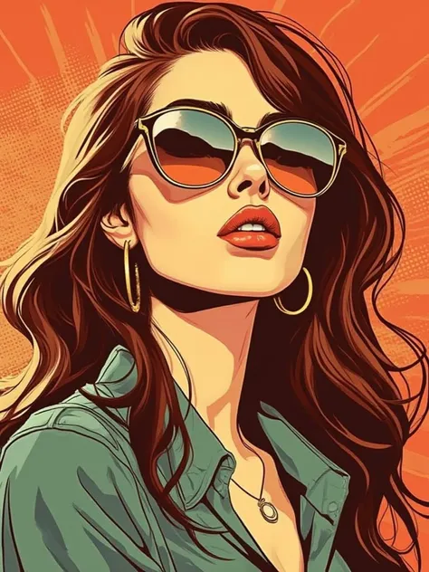 comic art style illustration flux lora 