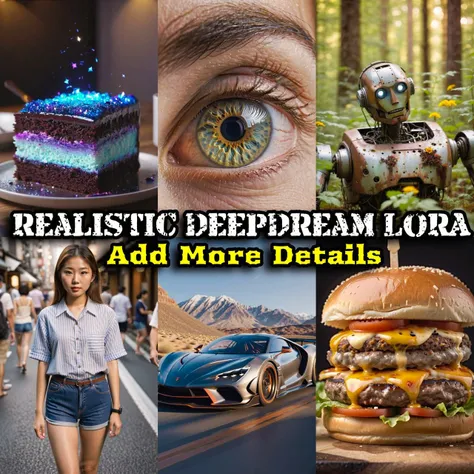 realistic deepdream lora - add more details 