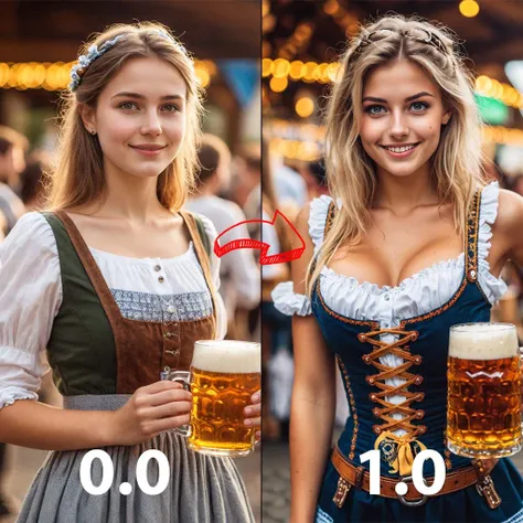 cleavage slider sdxl 