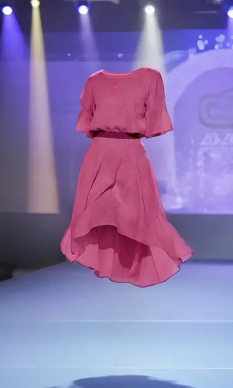 E-commerce pick up clothes go person