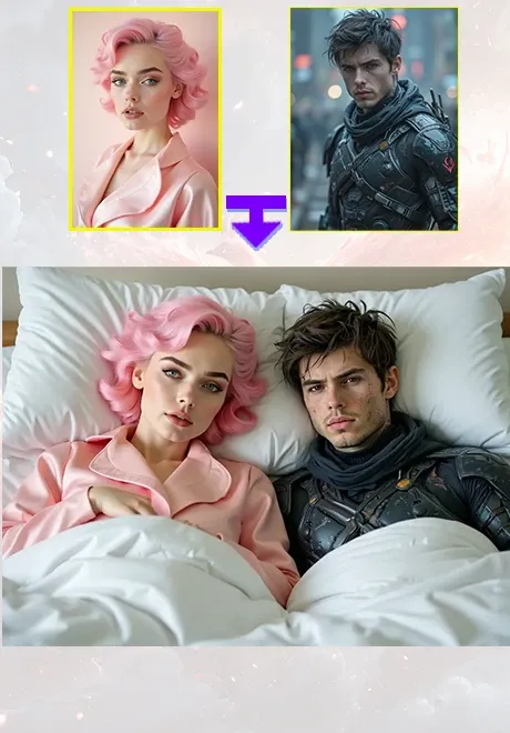 愛する人と一緒に横になる