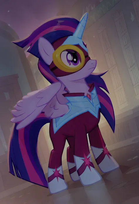 Twilight Sparkle Masked matter dash horn - NatMontero Pony v1.0