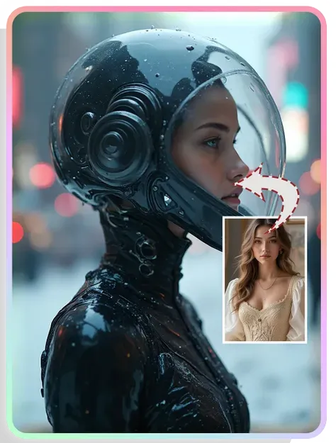 Estilo de IA：Mujer mecánica de invierno