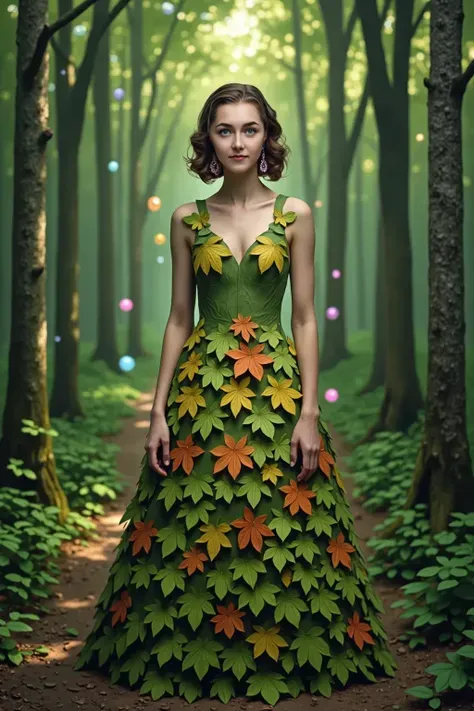 Sycamore-Blatt-Kleid