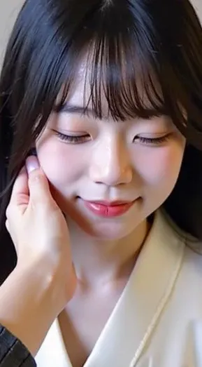 POV face-touching