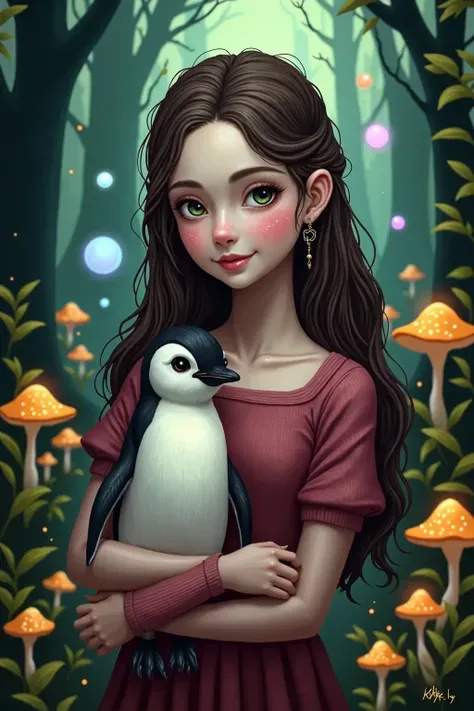 迷人的森林光芒