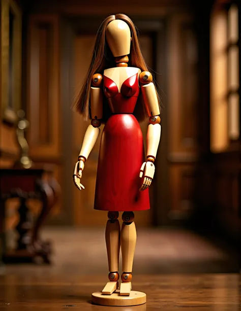 Stile robot di legno