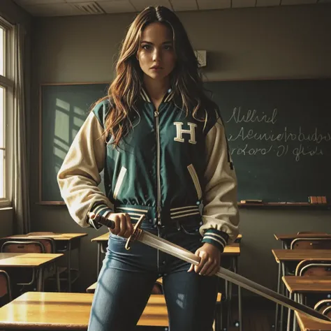 High school sword fighter