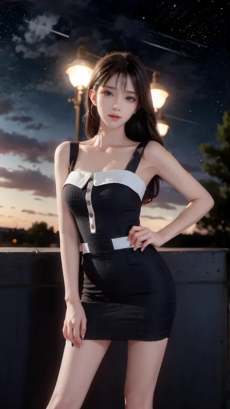 黑色白邊職人洋裝 2025_7_23