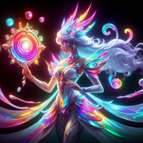 The Goddess of Light & Multi-Colored Mirror