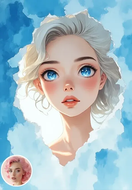 引き裂かれた視点:コミックアートの肖像画