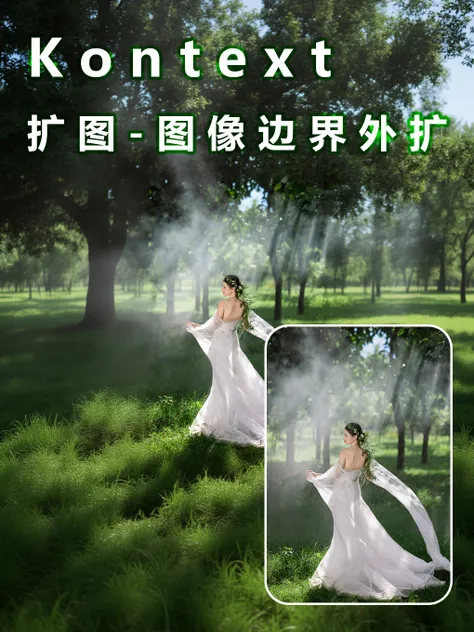 上下文外绘 - 图像边界向外扩展